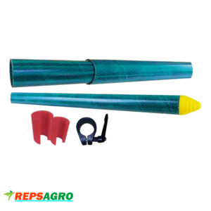 Set Tubo Fibra de Carbón 38R - 14m Largo